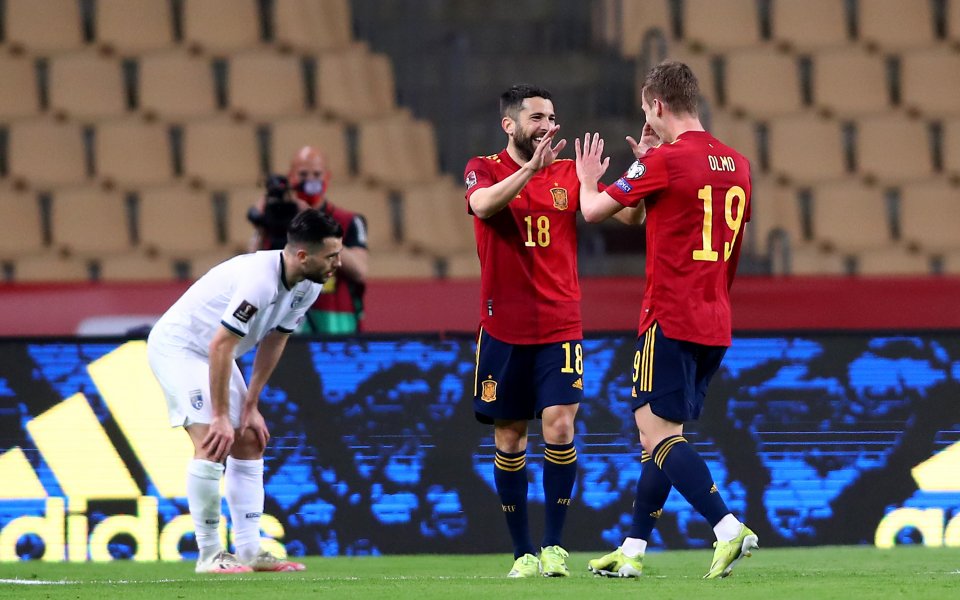 Отборът на Испания записа категорична победа с 3:1 над Косово