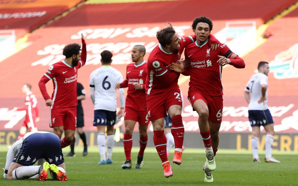 Отборътна Ливърпул обърна Астън Вила с