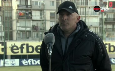 Антон Бачев: Изключително съм доволен от точката