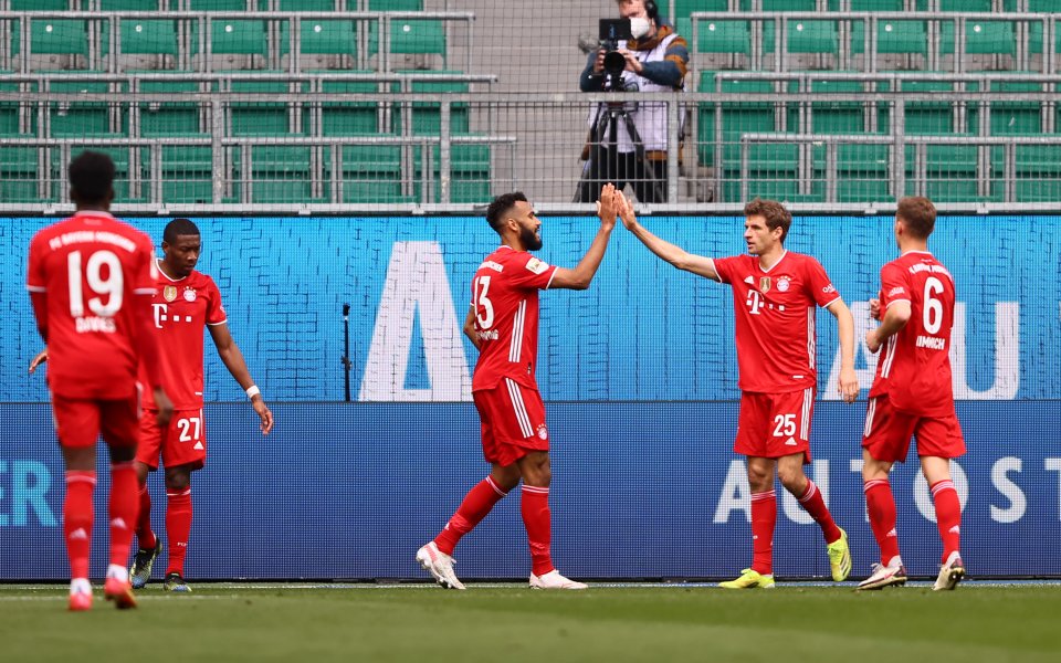 Отборът на Байерн Мюнхен надви Волфсбург с