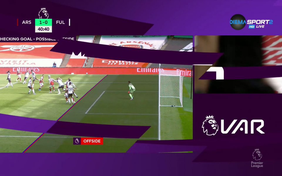 Арсенал - Фулъм 0:0 /първо полувреме/