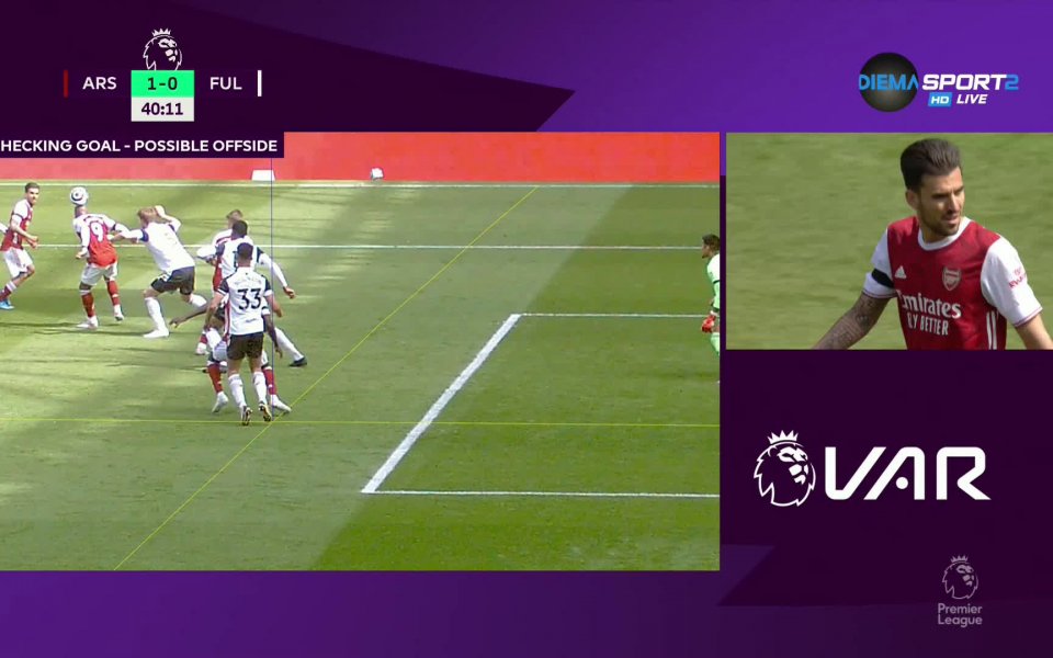 В 40-ата минута Арсенал реализира гол след чудесна атака. &bdquo;Артилеристите&rdquo;