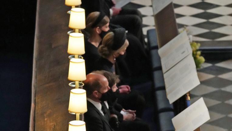 Кейт Мидълтън на погребението на принц Филип