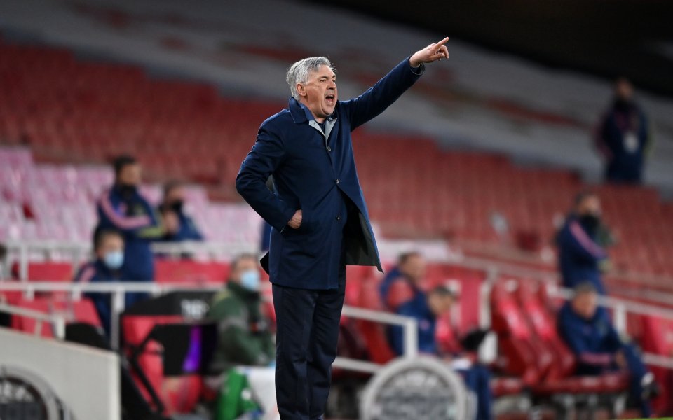 Мениджърът на Евертън Карло Анчелоти говори след победата като гост