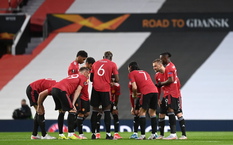 Усмивката не слизаше от лицето на мениджъра на Манчестър Юнайтед