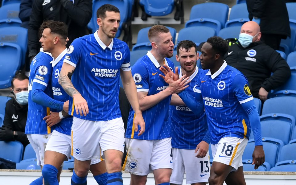 Брайтън победи с 2:0 у дома Лийдс Юнайтед в двубой