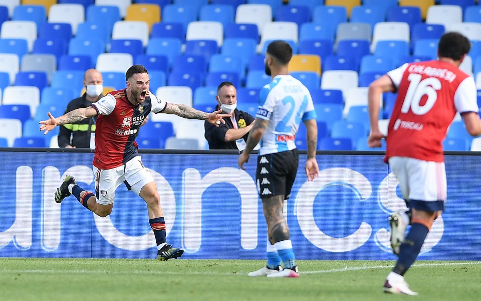 Наполи допусна изравнителен гол за 1:1 в четвъртата минута на