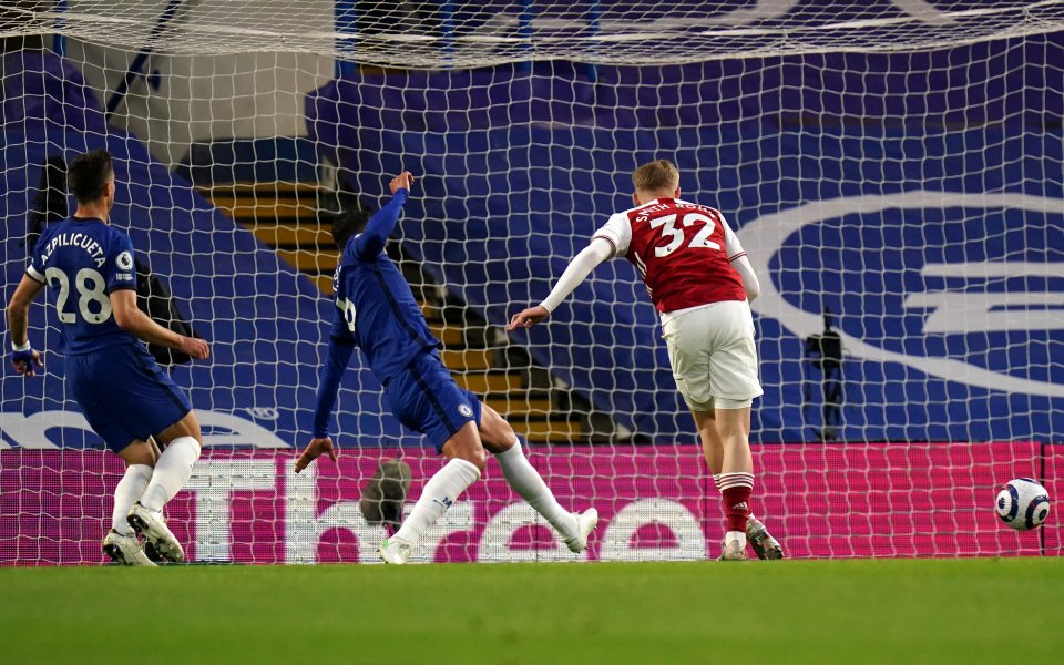 Челси и Арсенал играят при 0:1 в изтеглен мач от