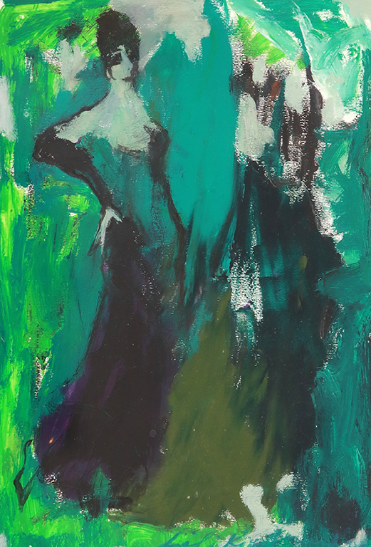 <p>Така нейните чувствени и изтънчени жени &bdquo;ни връщат към грацията на &bdquo;ар феминен&ldquo;, на лиричния и очарователен стил на &bdquo;ар деко&ldquo;, погълнат от първите години на Втората световна война, както отбелязва Робер Фажон по повод изложбата ѝ преди години в Нанси.</p>