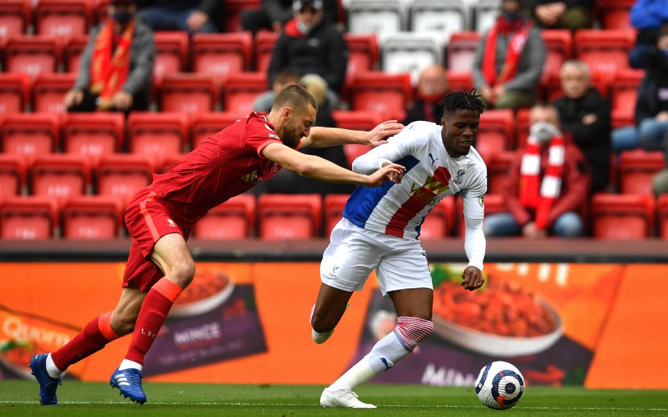 Отборите на Ливърпул и Кристъл Палас играят при