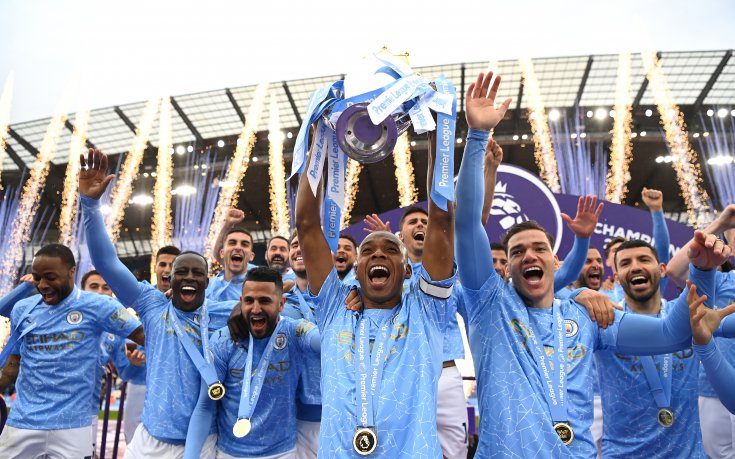 Ман Сити разби Евертън за финал на сезона, а Агуеро се сбогува с уникален рекорд (галерия)