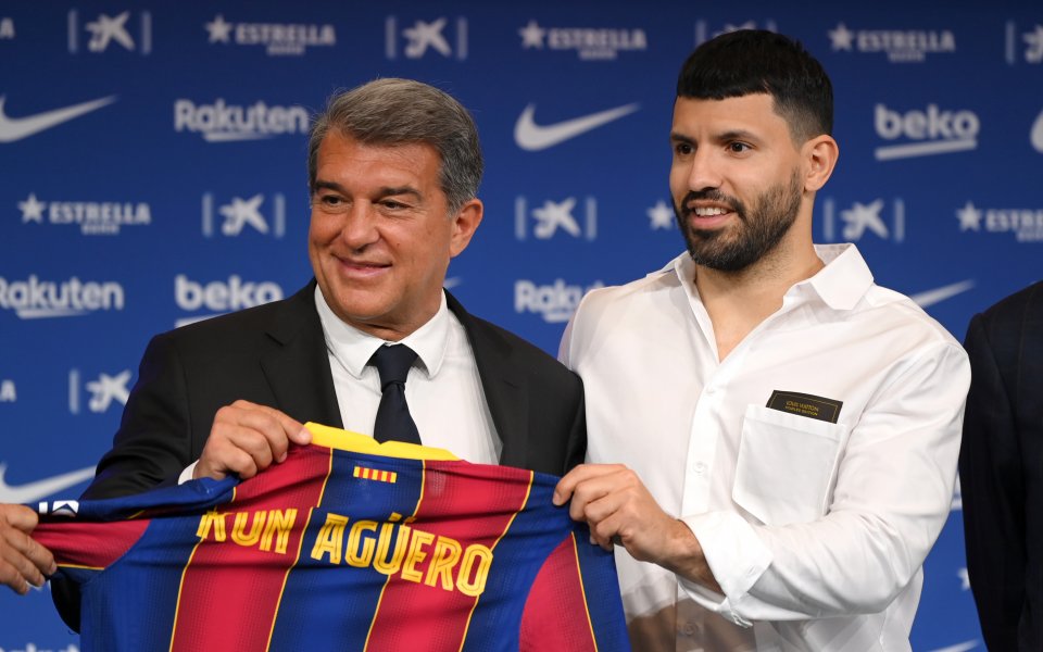 Серхио Агуеро заяви, че изобщо не съжалява, че е подписал