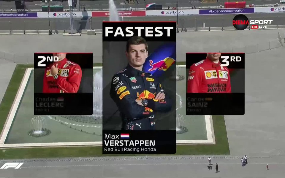 Ферстапен най-бърз в първата тренировка в Баку