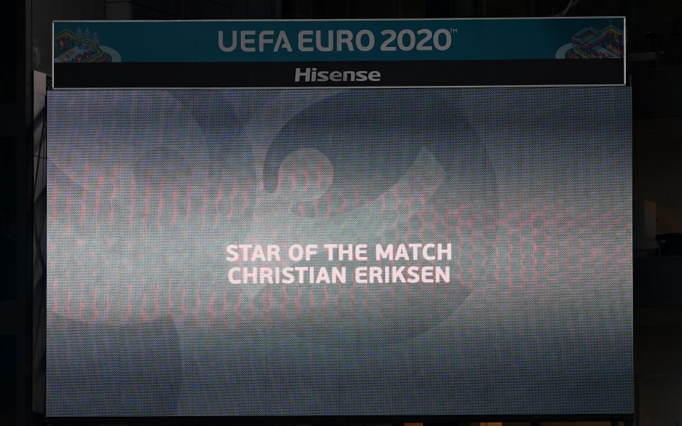 Кристиан Ериксен – Голямата звезда на мача!