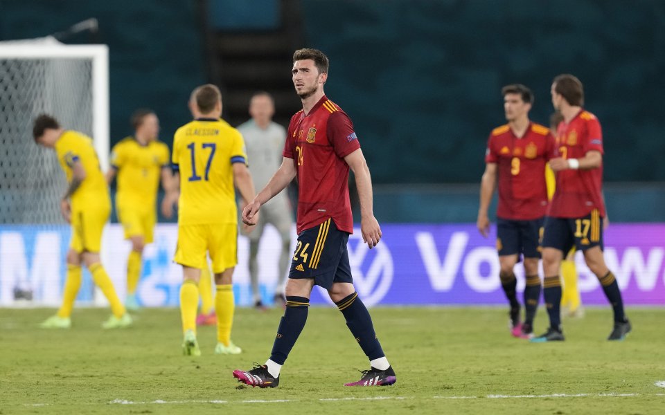 Защитникът на националния отбор на Испания Аймерик Лапорт коментира равенството