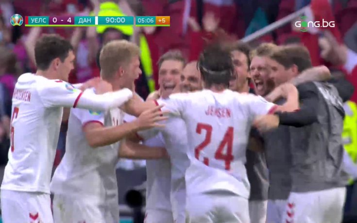 Дания нанесе последния си удар