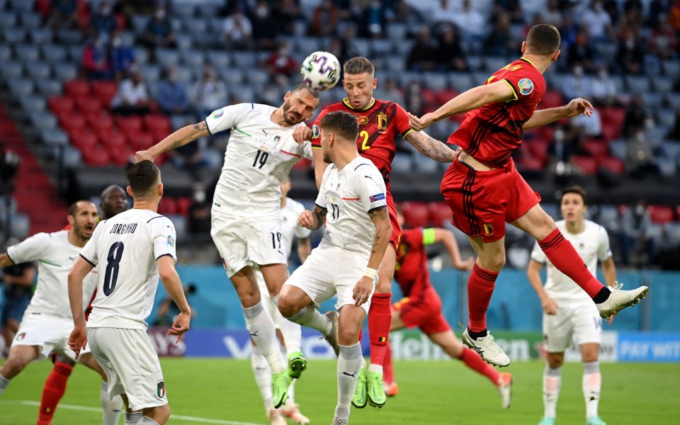 Белгия и Италия играят при 0:0 в голямото зрелище на