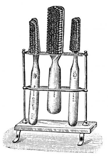 <p><strong>Европа</strong></p>

<p>Четката за зъби навлиза в Европа едва през 16-ти или 17-ти век. Пристигането ѝ се дължи на европейски пътешественици, които отиват в Китай и я пренасят обратно в родината си. По-късно европейците правят свои собствени четки за зъби, като използват конски косми.<br />
Първата английска четка за зъби е създадена през 1780 г., като дръжката ѝ е направена от животински кости.</p>