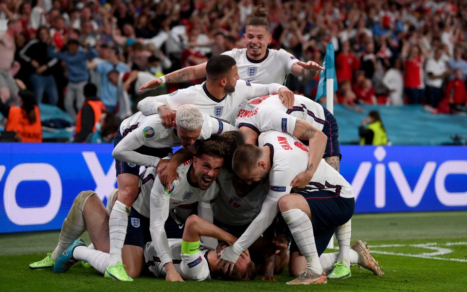 Историята е пренаписана! Англия страда, но пребори смела Дания и е на финал на UEFA EURO 2020