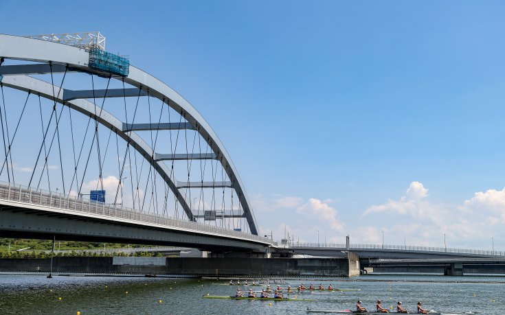 Тайфун отложи гребането на Токио 2020