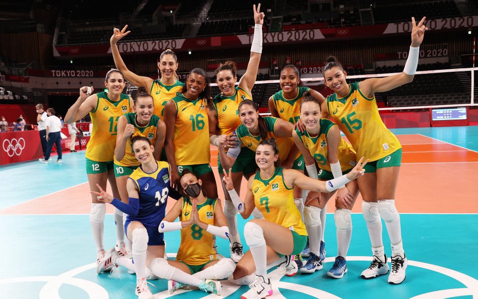 Бразилия победи лесно с 3:0 (25:10, 25:16, 25:8) Кения и