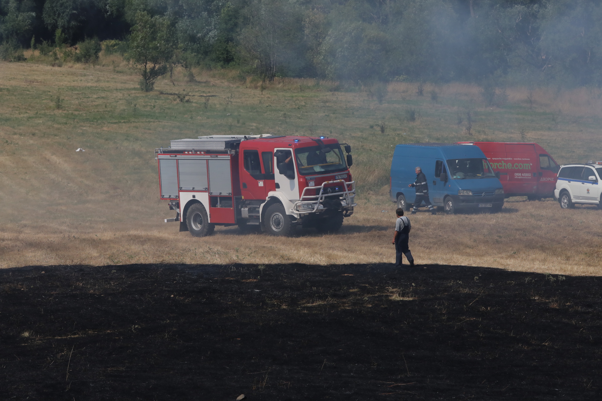 <p>Пожар в София на Околовръстното шосе</p>