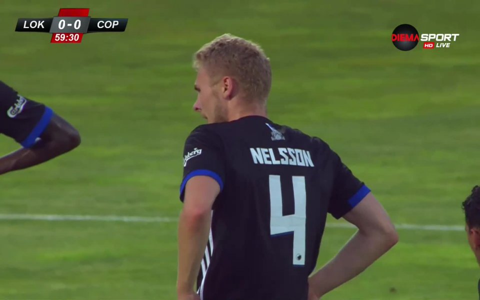 В 60-ата минута Бирсент Карагарен бе спънат в наказателното поле