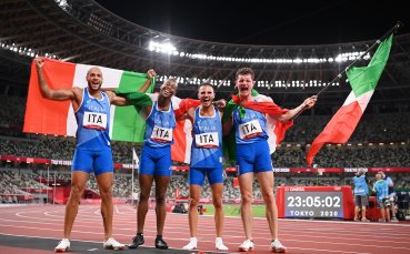 Италия стигна до изненадваща победа в щафетното бягане на 4х100