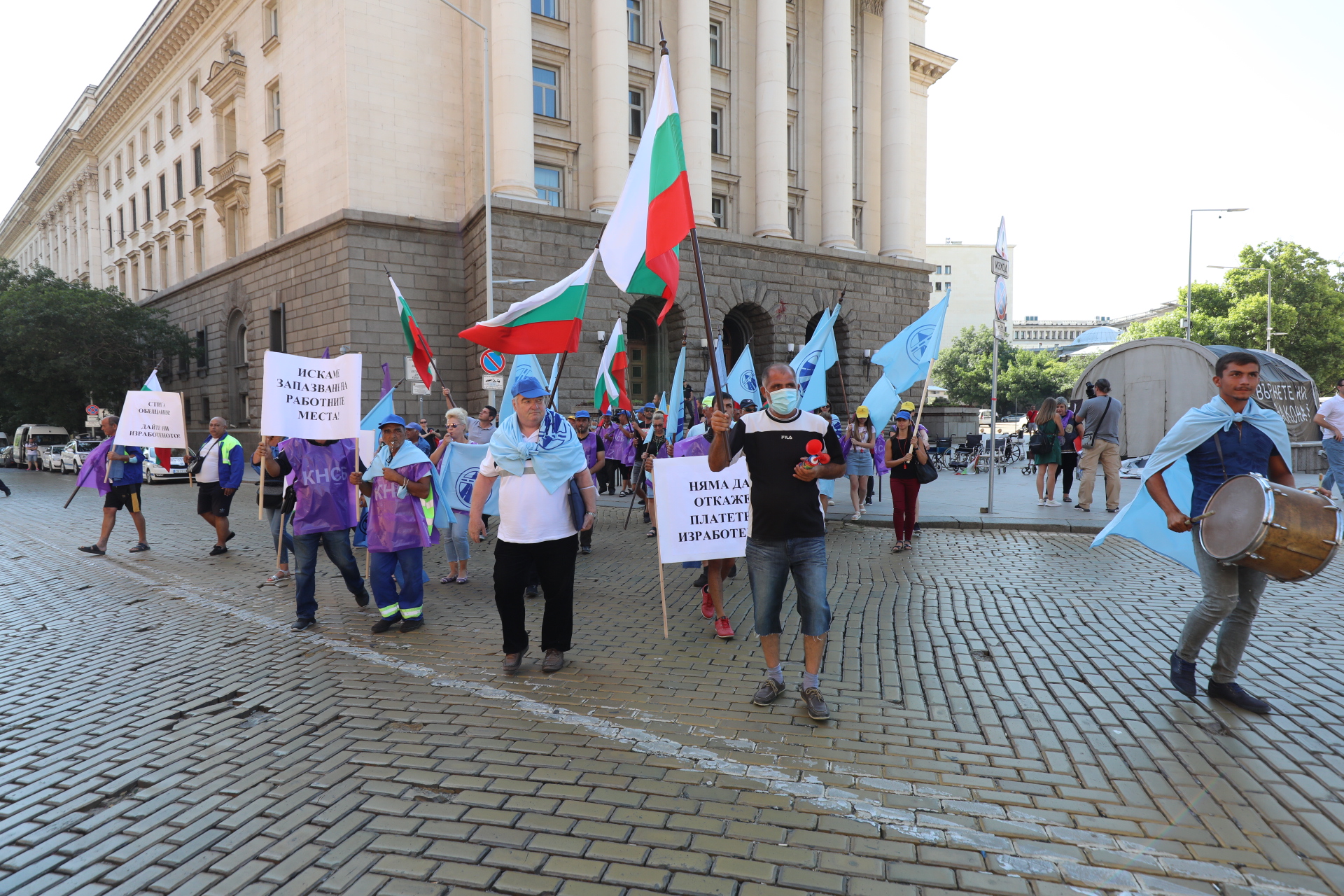 Протест на служители на "АМ-Черно море"