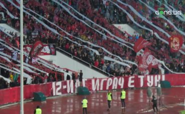 Запалянковците на ЦСКА създадоха отлична хореография за мача срещу Виктория