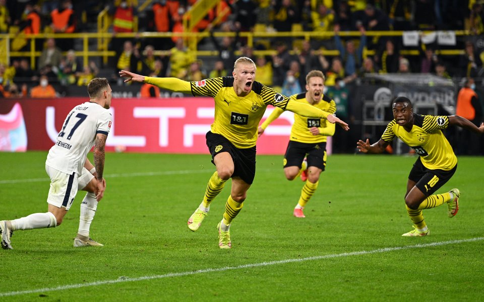 Борусия (Дортмунд) изтръгна трудна, но сладка победа с 3:2 в