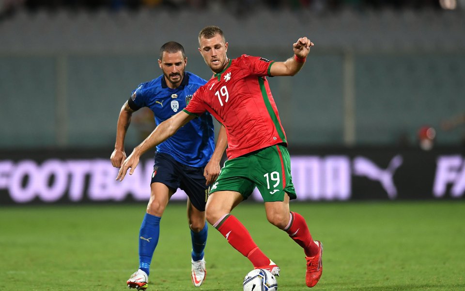 Голмайсторът за България при равенството 1:1 срещу Италия, Атанас Илиев,