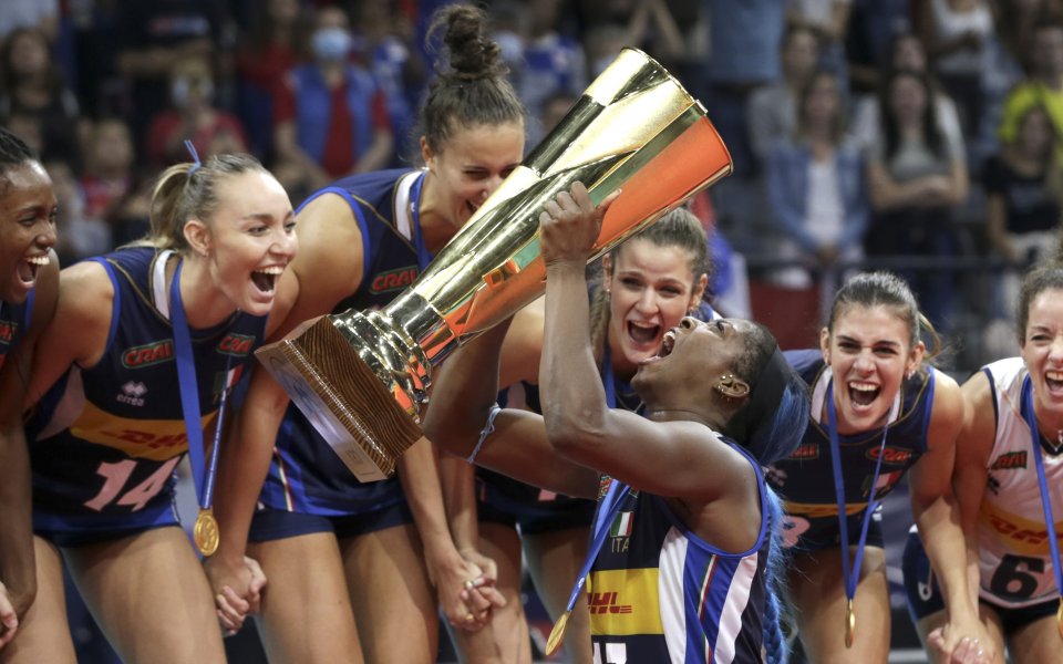 Италия е новият европейски шампион по волейбол за жени