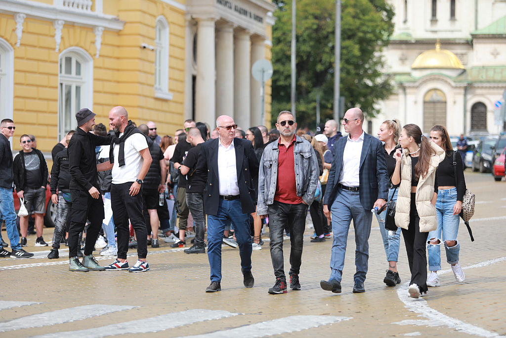 <p>Национален протест срещу COVID мерките и блокада в центъра на София</p>