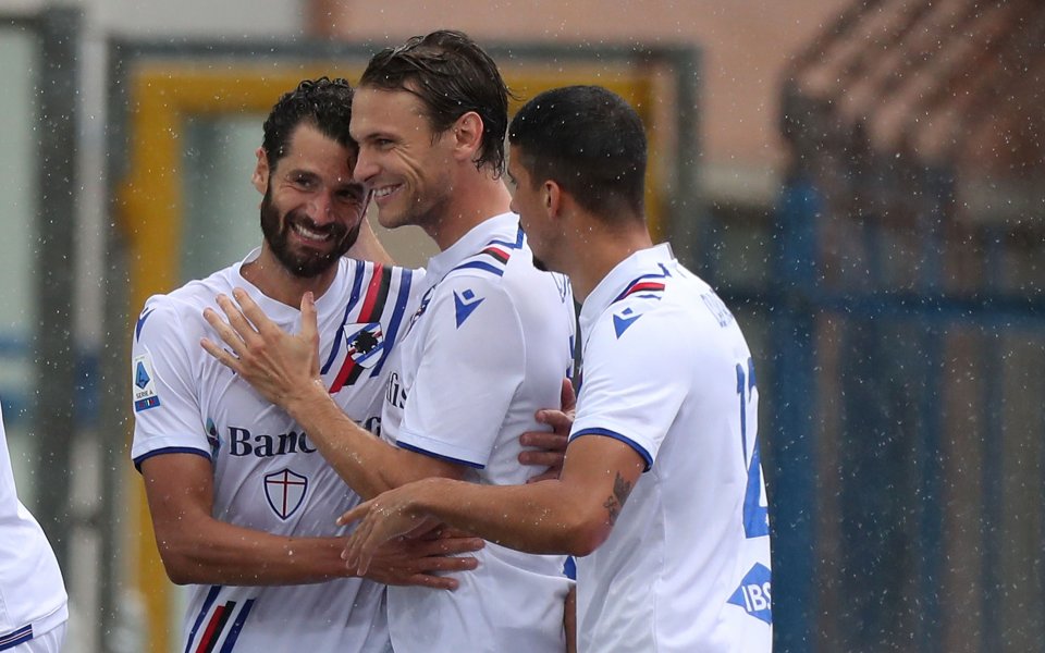 Сампдория спечели с класическото 3:0 гостуването на Емполи в мач