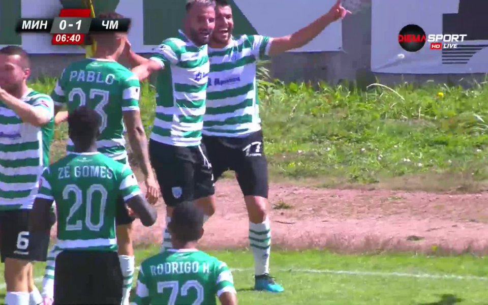 Черно море поведе на Миньор с гол в 7-ата минута.