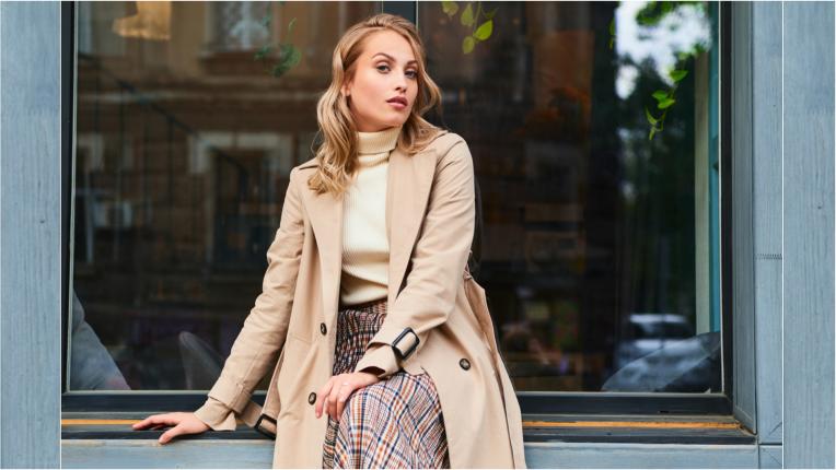  Вълнен пуловер с елегантна пола? О, да! 