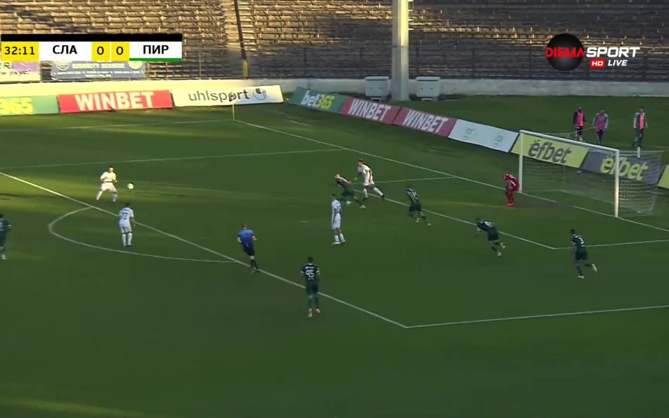 Славия - Пирин 0:0 /първо полувреме/