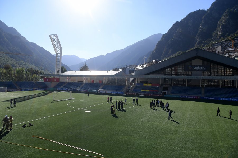 Националният стадион в Андора се запали преди Англия1