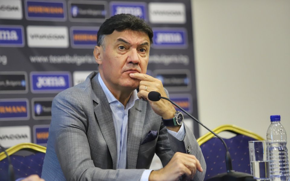 Президентът на Българския футболен съюз Борислав Михайлов заяви, че оценява
