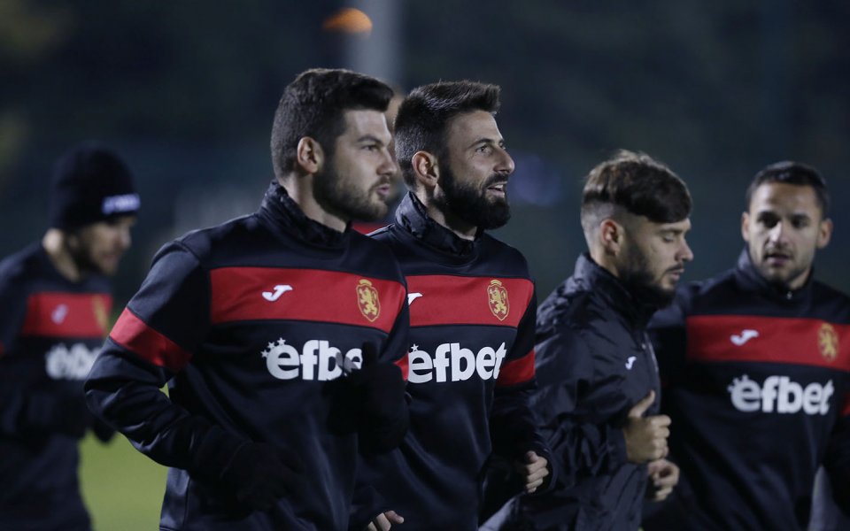 Тренировка на националния отбор по футбол, 11.10.2021 г.