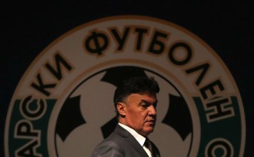 Борислав Михайлов който бе преизбран за президент на Българския футболен