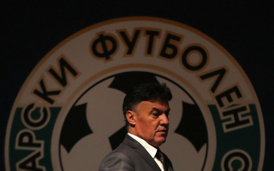 Борислав Михайлов, който бе преизбран за президент на Българския футболен
