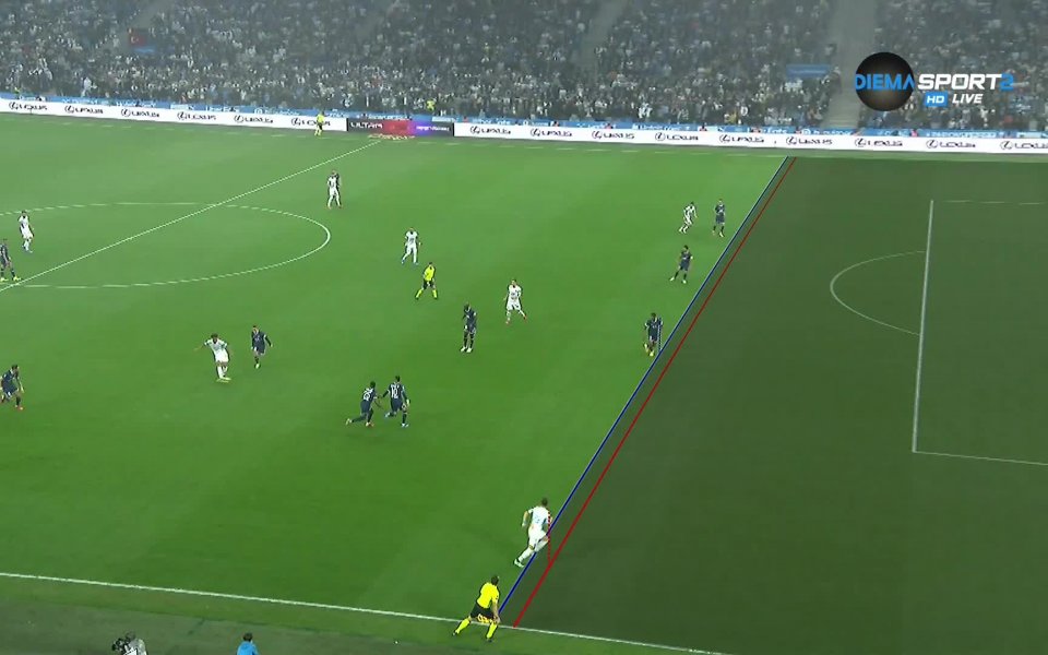 Марсилия - ПСЖ 0:0 /първо полувреме/