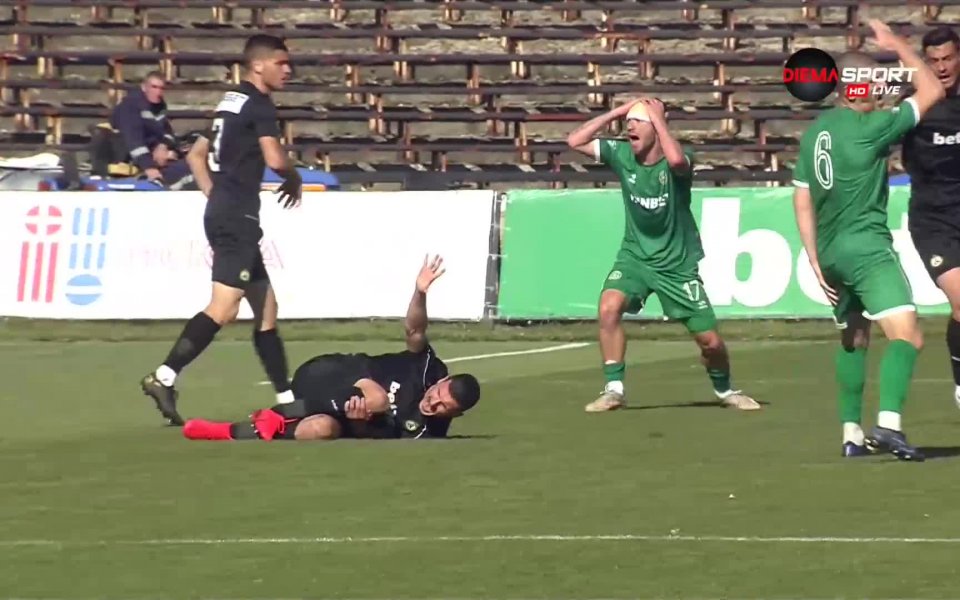 Славия - Ботев Враца 1:0 /първо полувреме/