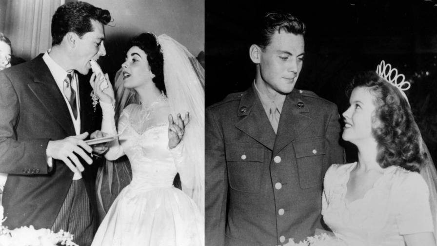 Уникалните сватбени ретро снимки на звездите от XX век