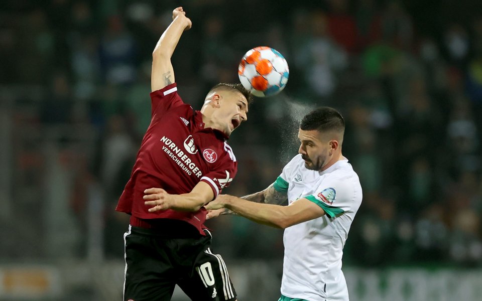 Отборът на Нюрнберг надви Хамбургер с 2:1 в мач от