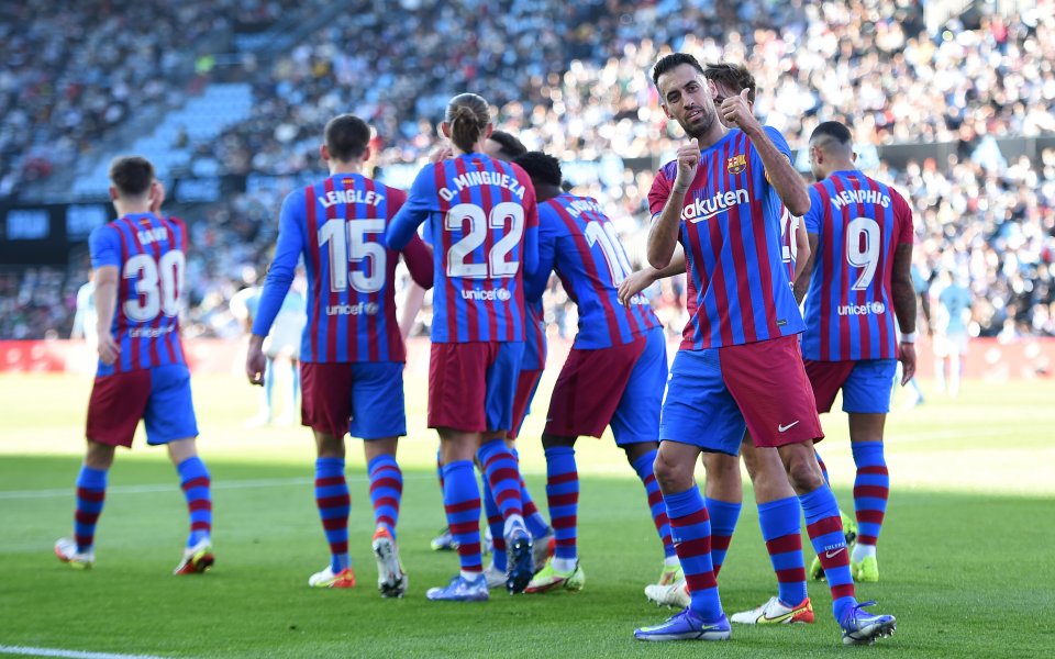 Селта Виго Барселона играят при резултат 0:3 в пореден двубой