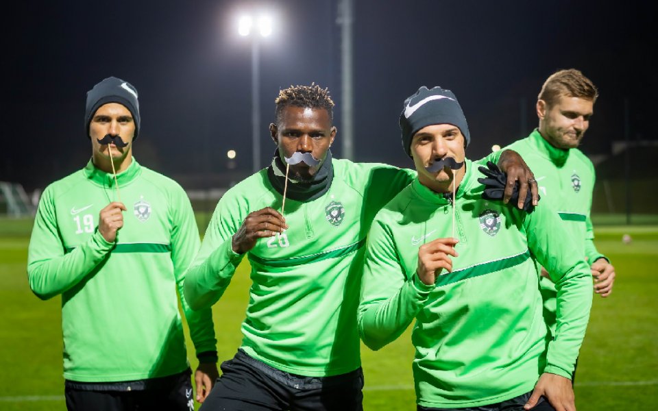 Футболисти и треньори на Лудогорец се включиха в кампанията Movember,