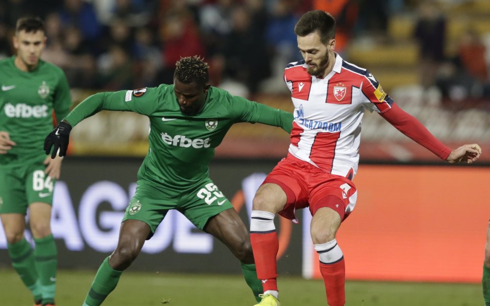 Цървена звезда посреща Лудогорец в пети мач за двата отбора